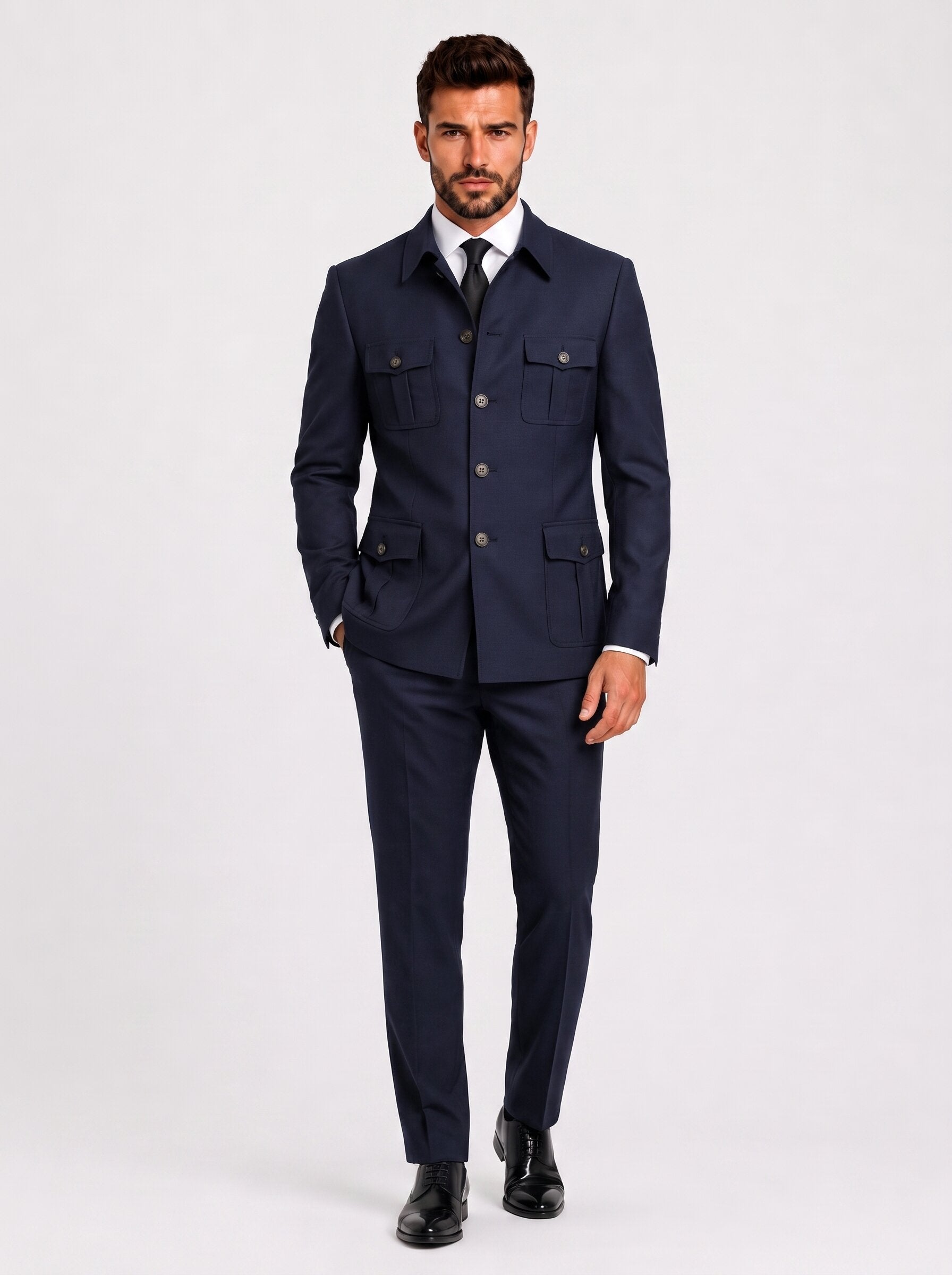 Men’s 2 Piece Safari Suit Long Sleeves