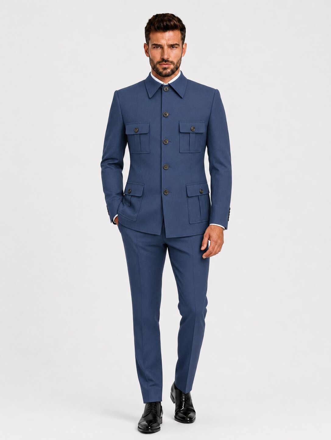 Men’s 2 Piece Safari Suit Long Sleeves