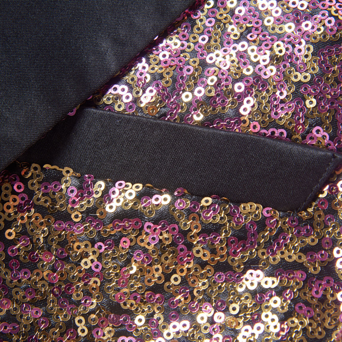 Men's Gradient Sequin Prom Blazer
