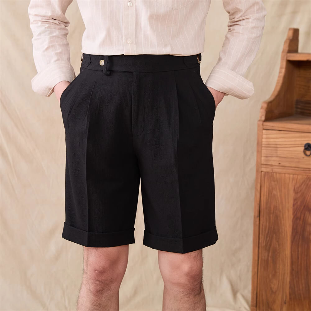 Men’s Seersucker Tailored Dress Shorts