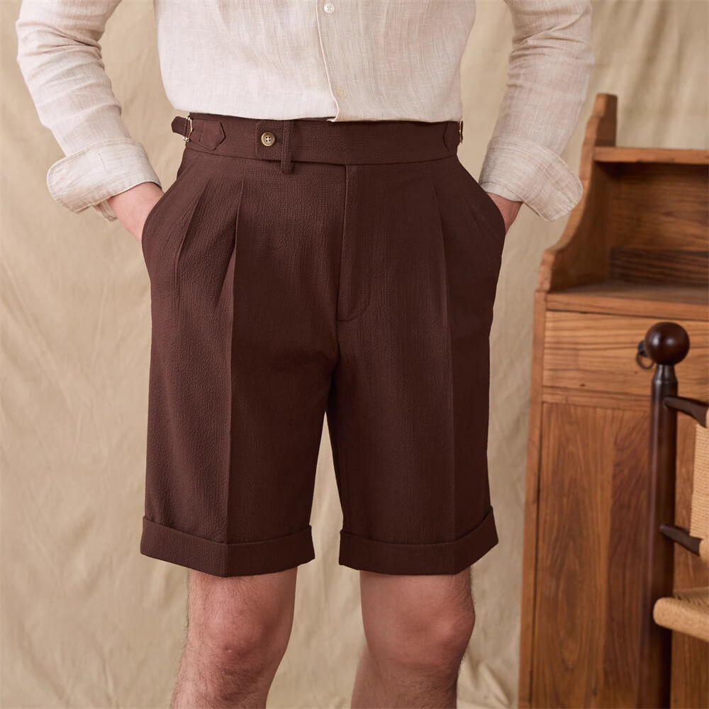 Men’s Seersucker Tailored Dress Shorts