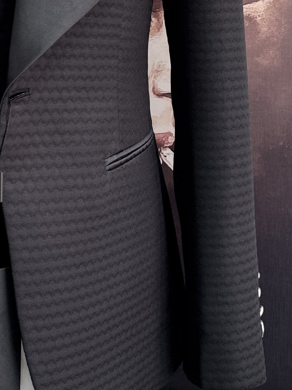 Men’s Shawl Lapel 3 Piece Tuxedo