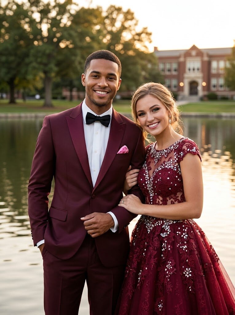 Men’s peak Lapel Tuxedo – Slim Fit Formal Wedding & Prom Dinner Suit