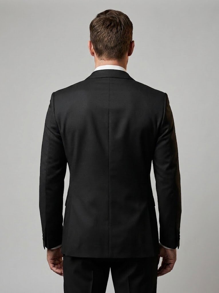 Men’s peak Lapel Tuxedo – Slim Fit Formal Wedding & Prom Dinner Suit