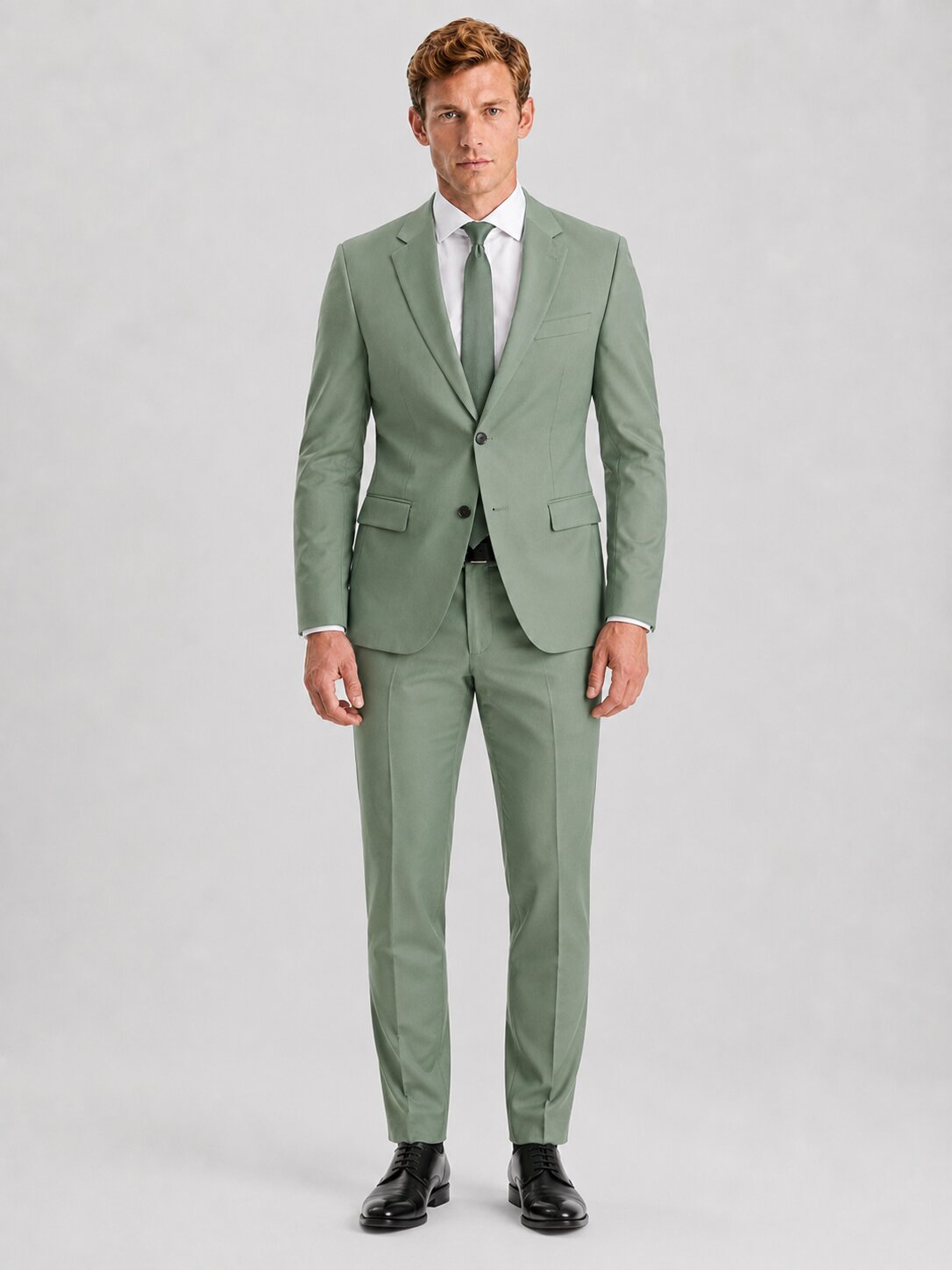 Men's Sage Green 2 Piece Suit