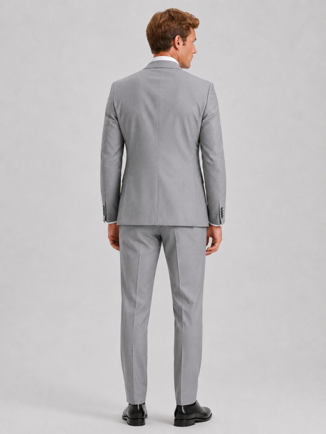 Men's Silver 2 Piece Suit