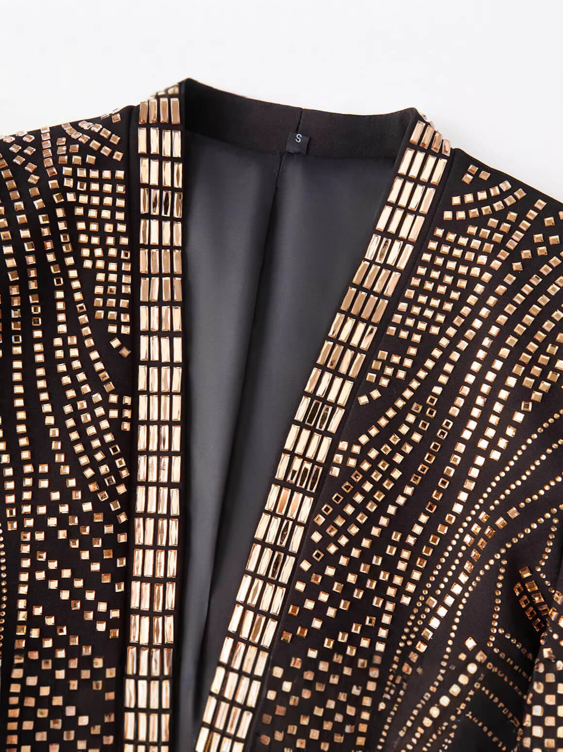 Men's Rhinestone Western Blazer Jacket