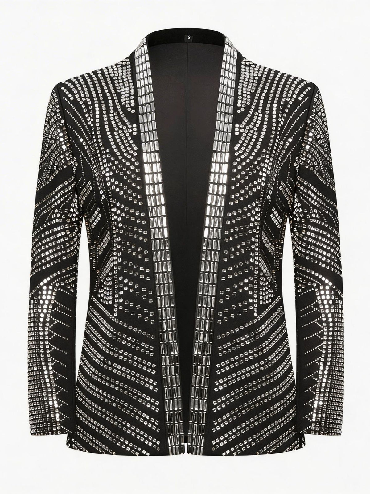 Men's Rhinestone Western Blazer Jacket