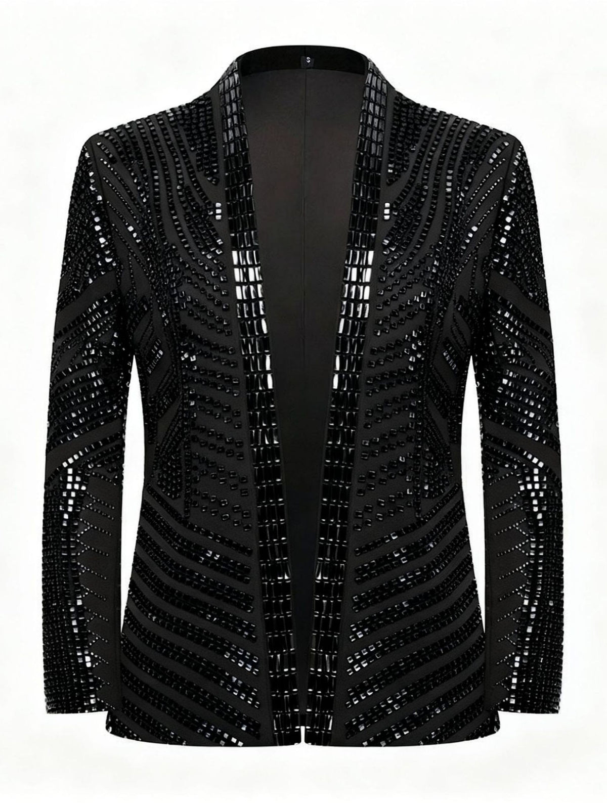 Men's Rhinestone Western Blazer Jacket