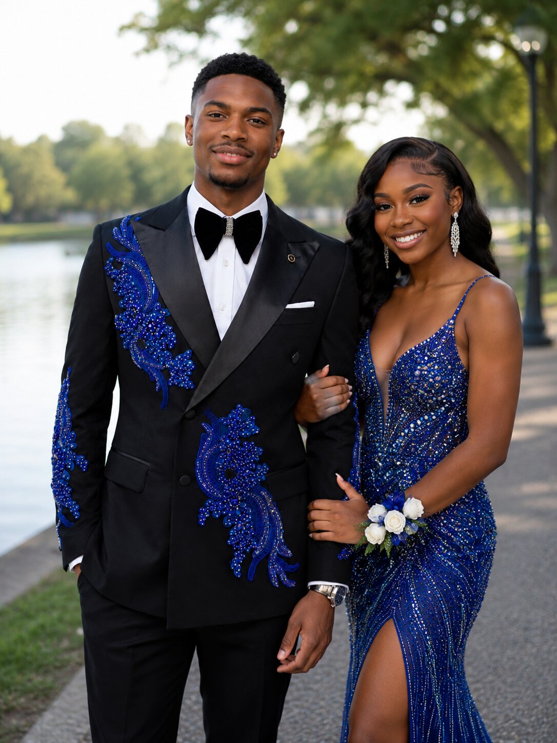 Gem Stone Prom Suit 2 Piece