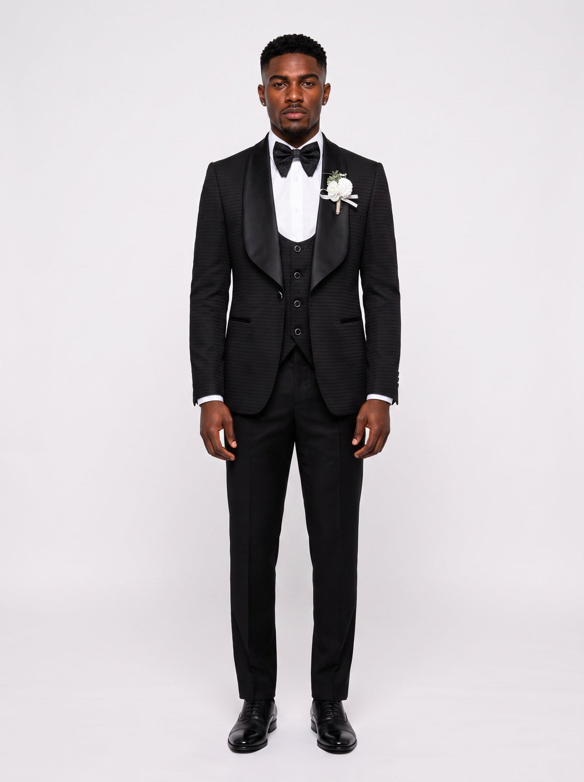 Men’s Shawl Lapel 3 Piece Tuxedo