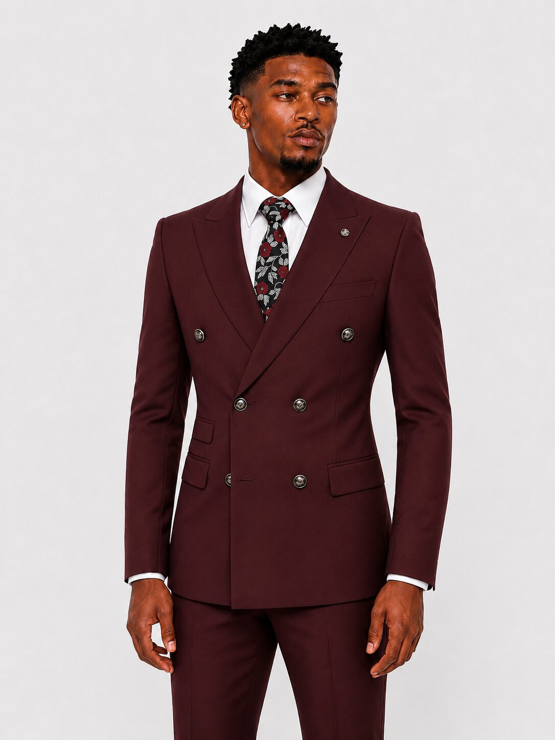 Men's Fashion Double Breasted Suit