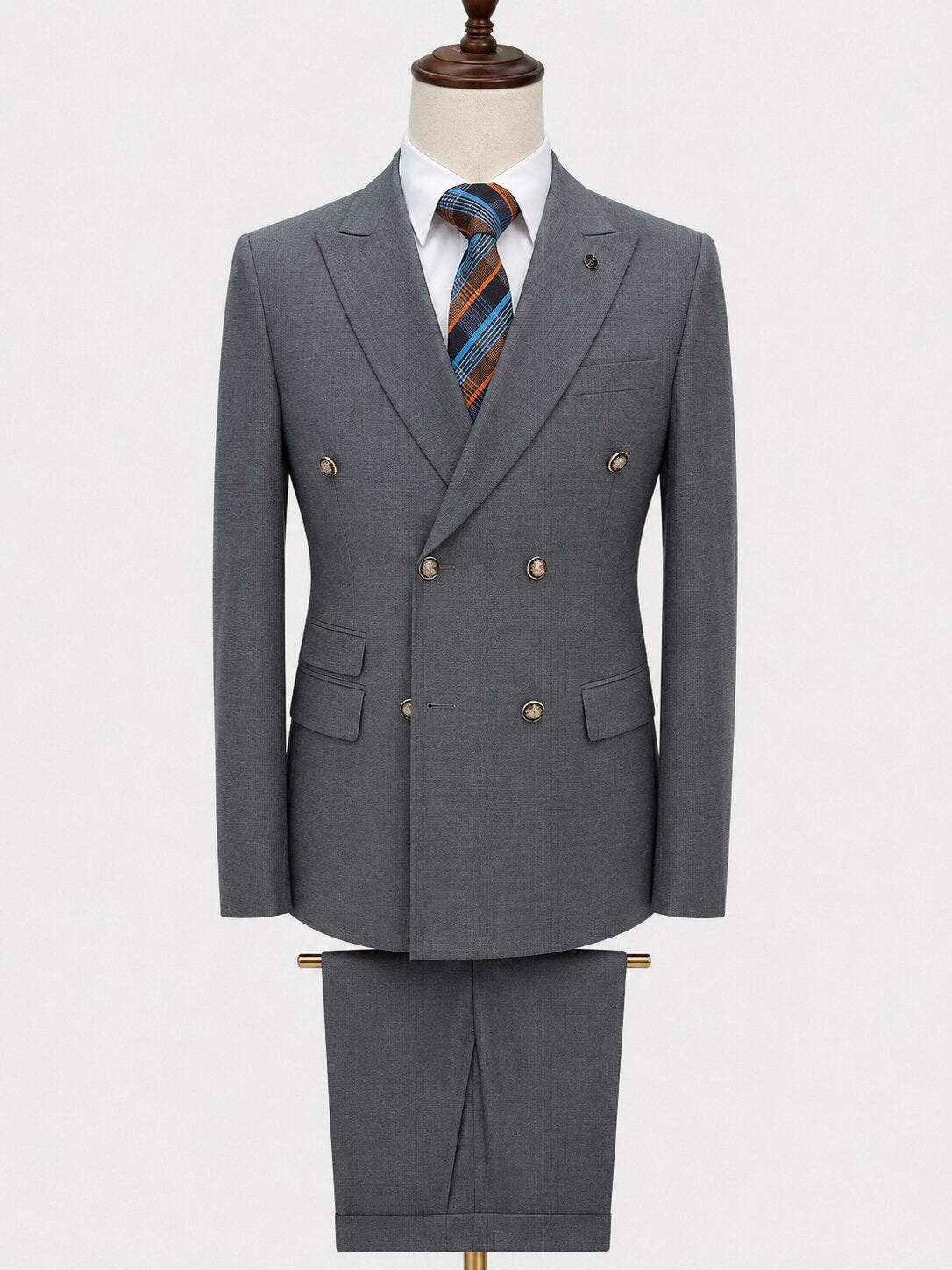 Men's Double Breasted Business Suit