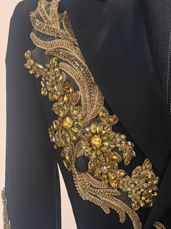 Gem Stone Single breasted 2 Piece Suit