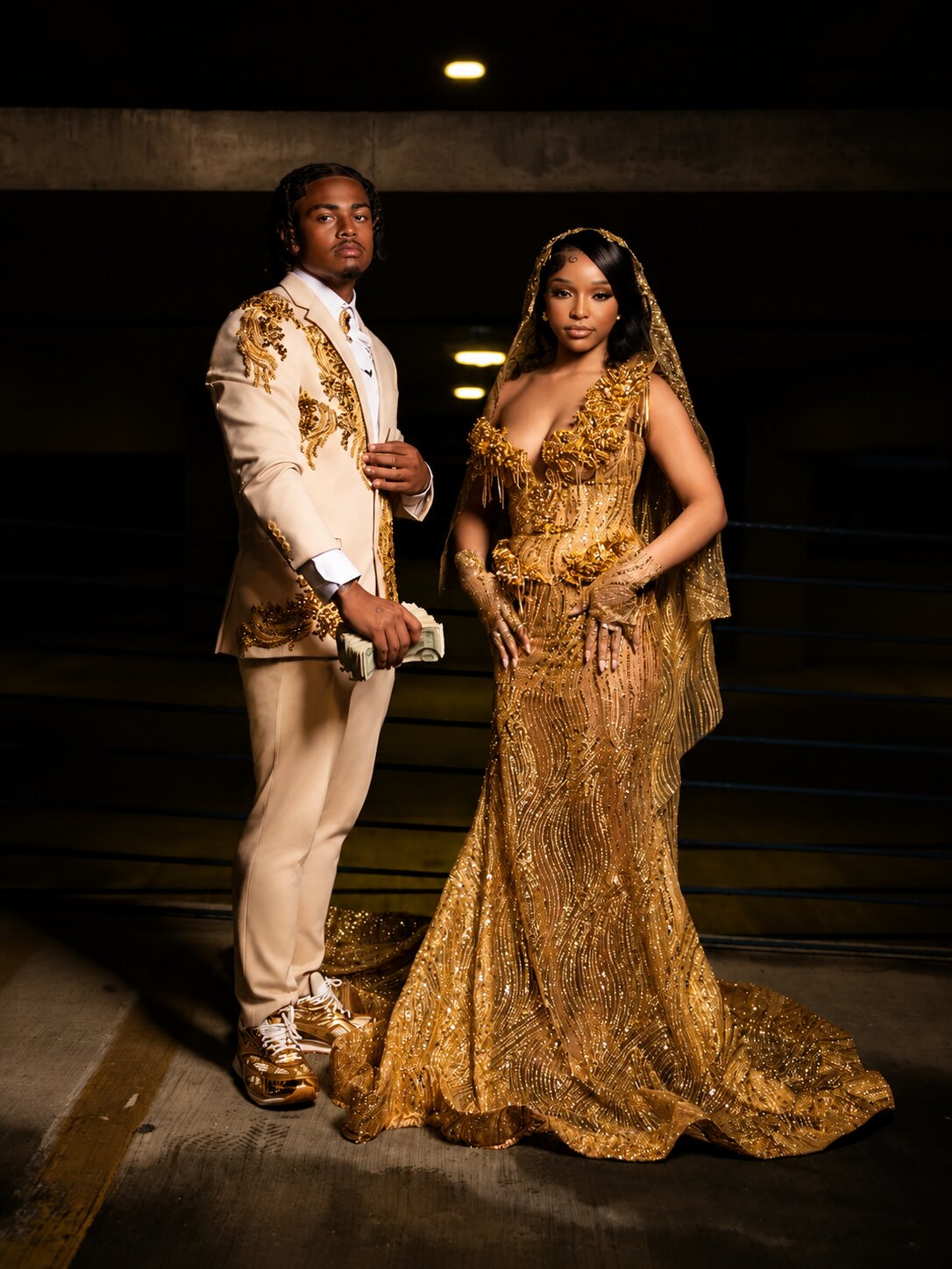 mens-2piece-luxury-Gold-embroidered-tuxedo