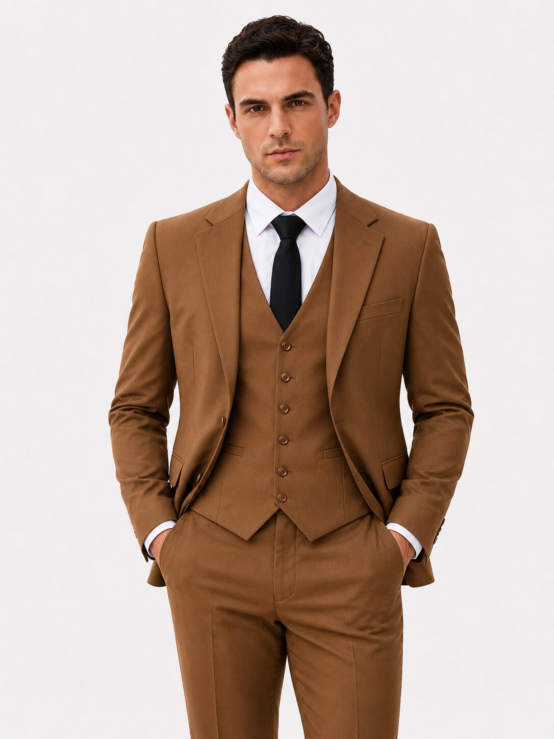 Men's Business 3-Piece Suit Slim Fit