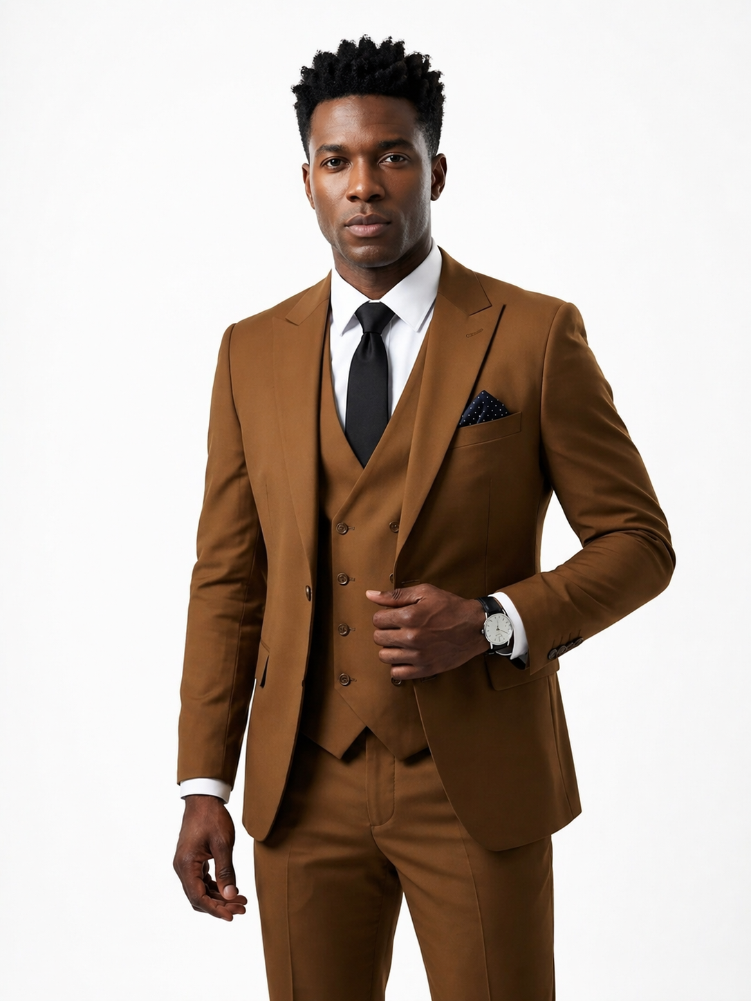 Men's Slim Fit 3 Piece Suit Wedding Casual Business