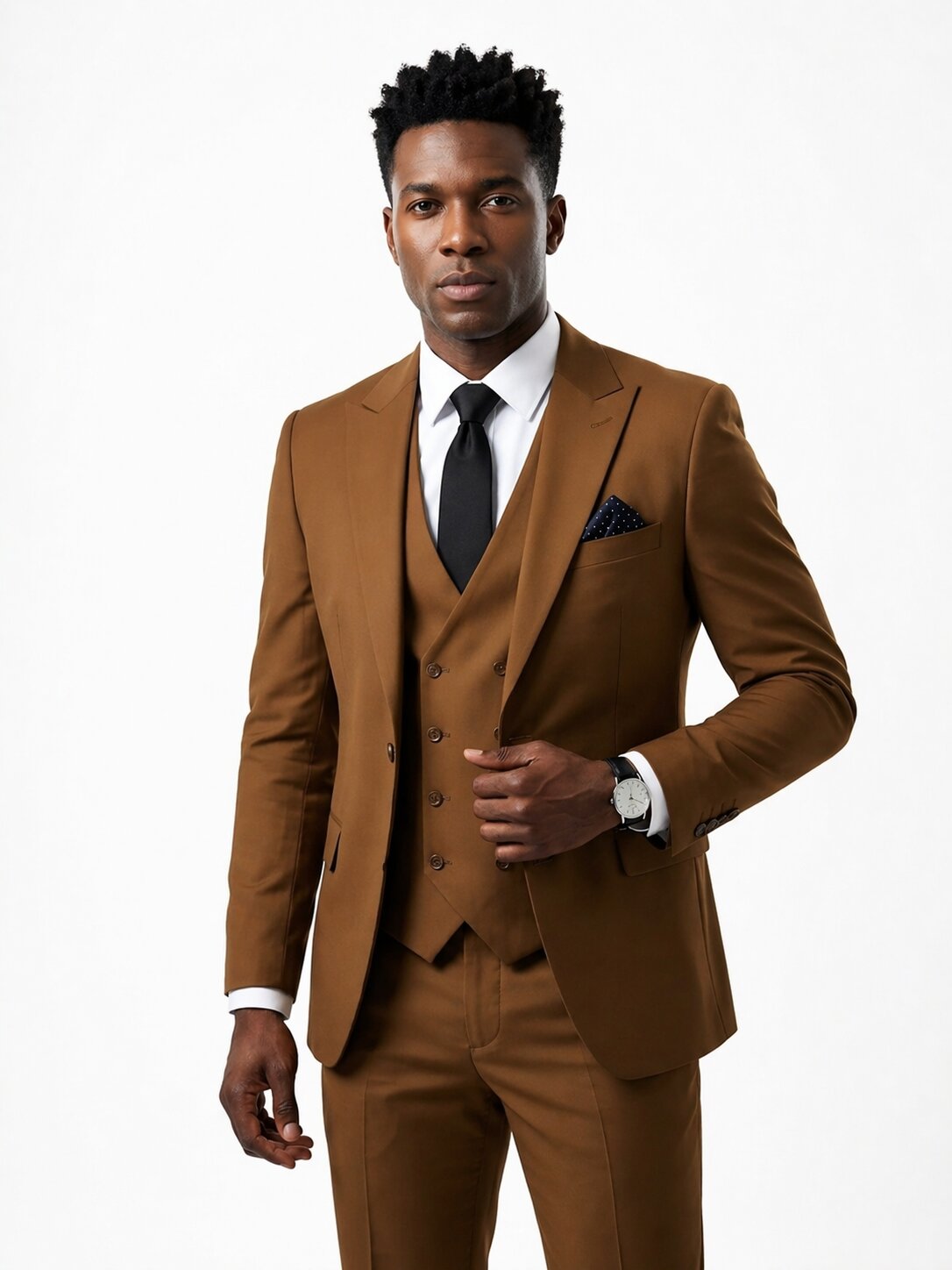 Men's Slim Fit 3 Piece Suit Wedding Casual Business