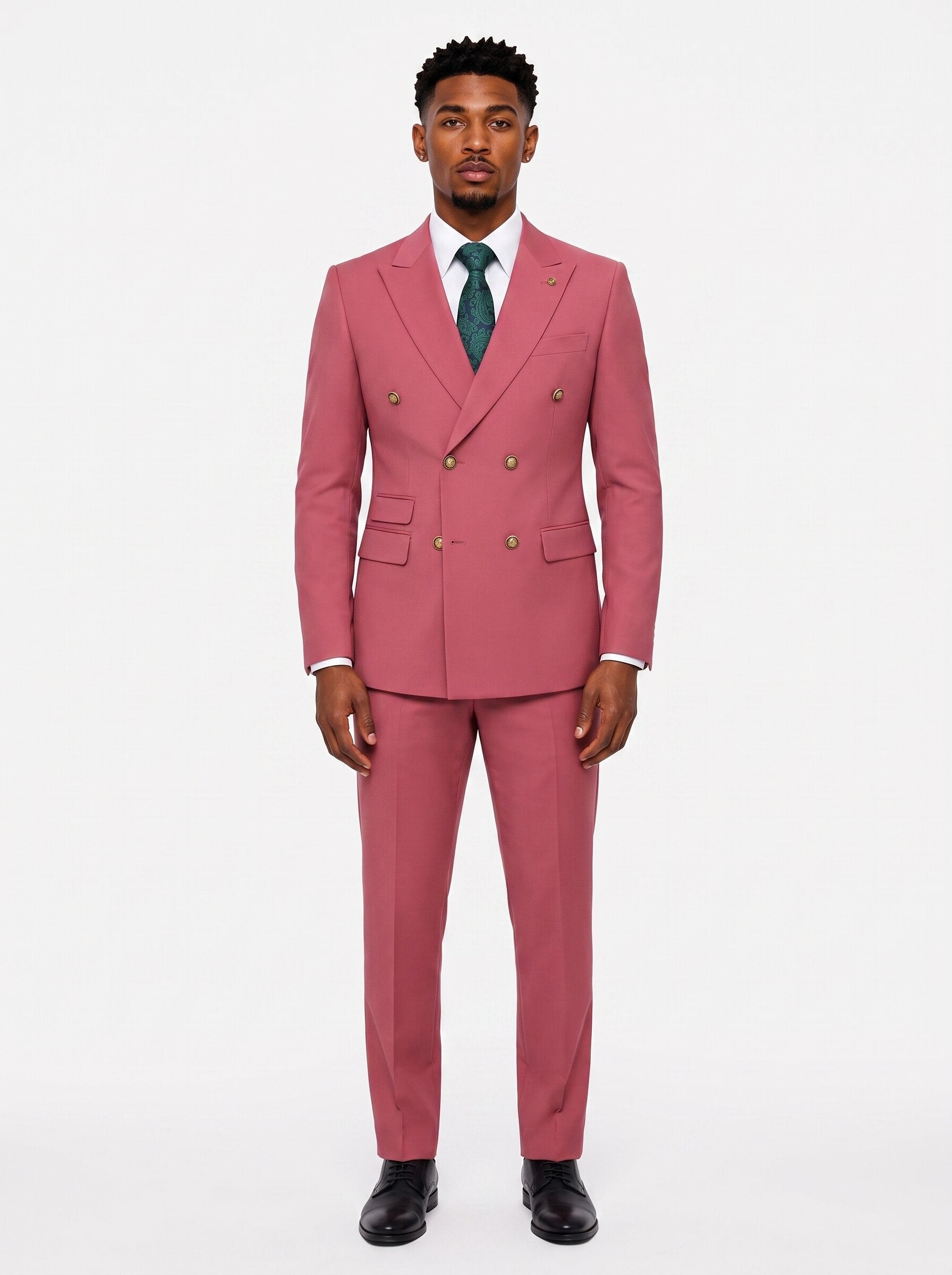 Men's Fashion Double Breasted Six-Button Suit