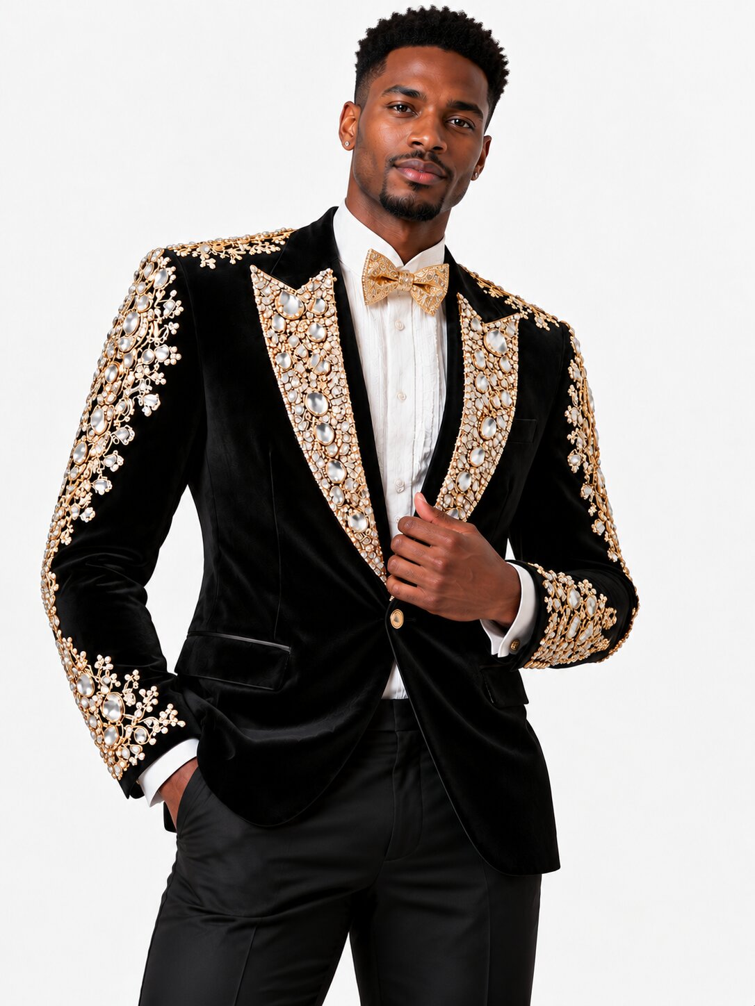 mens-regal-onyx-velvet-2-piece-suit-with-gold-embroidery