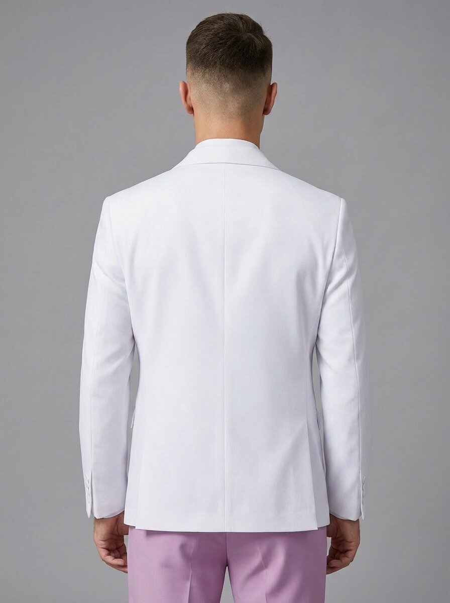 Men's 3 Piece Color Block Suits
