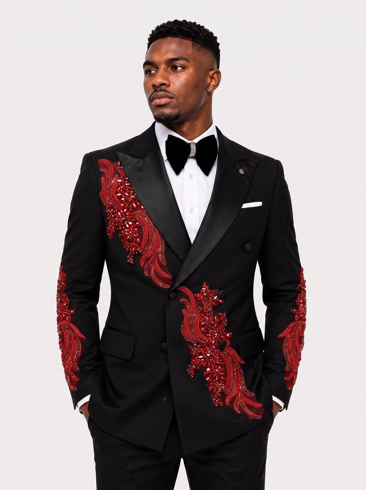Gem Stone Prom Suit 2 Piece