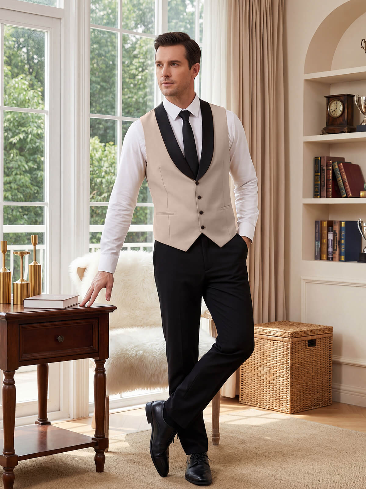 Men's 3-Piece Tuxedo Suit Slim Fit