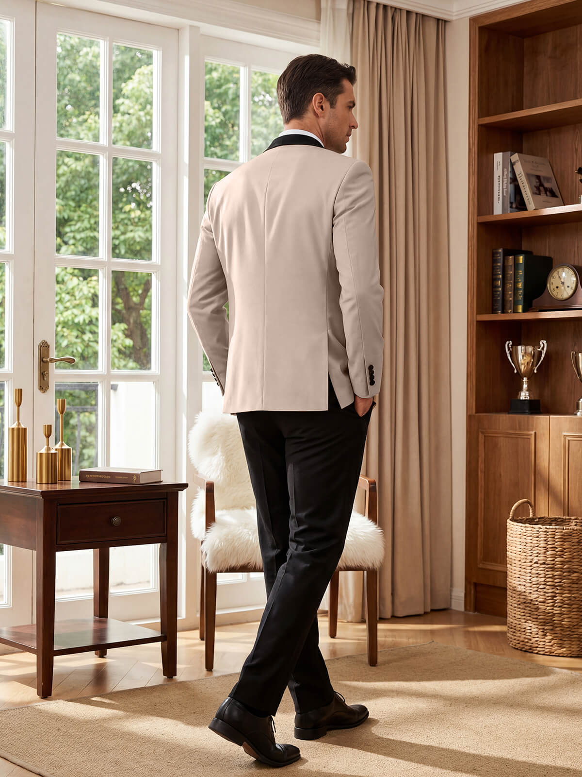 Men's 3-Piece Tuxedo Suit Slim Fit