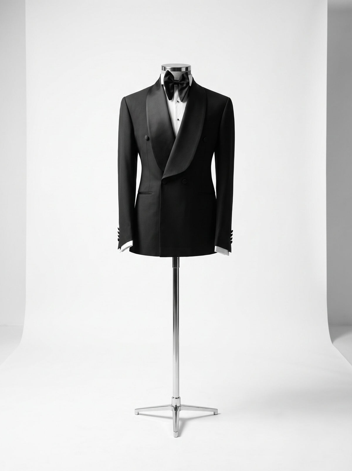 Men's Extra Large Shawl Lapel 4 Button Tuxedo Suit