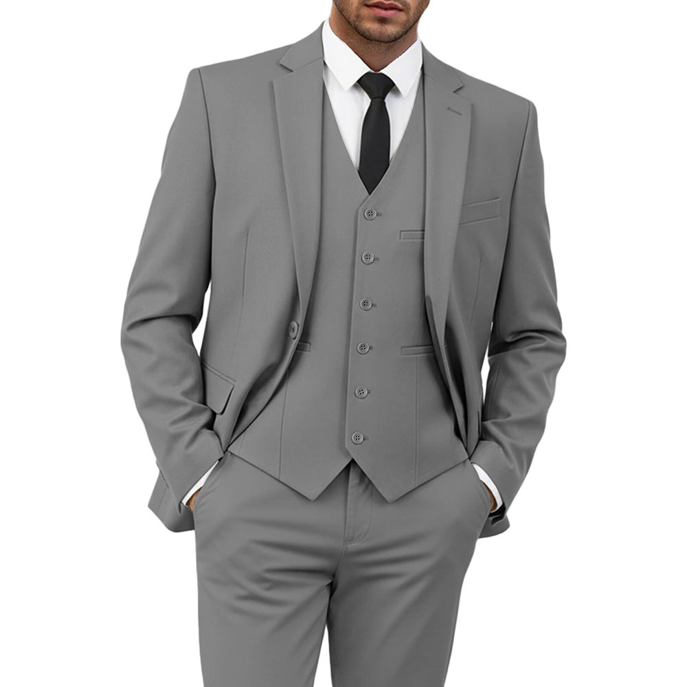 Men's Business Casual 3 Piece Suit