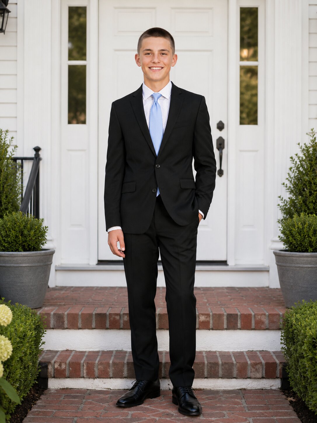 Men's Slim Fit Suit for Teens & Young Men