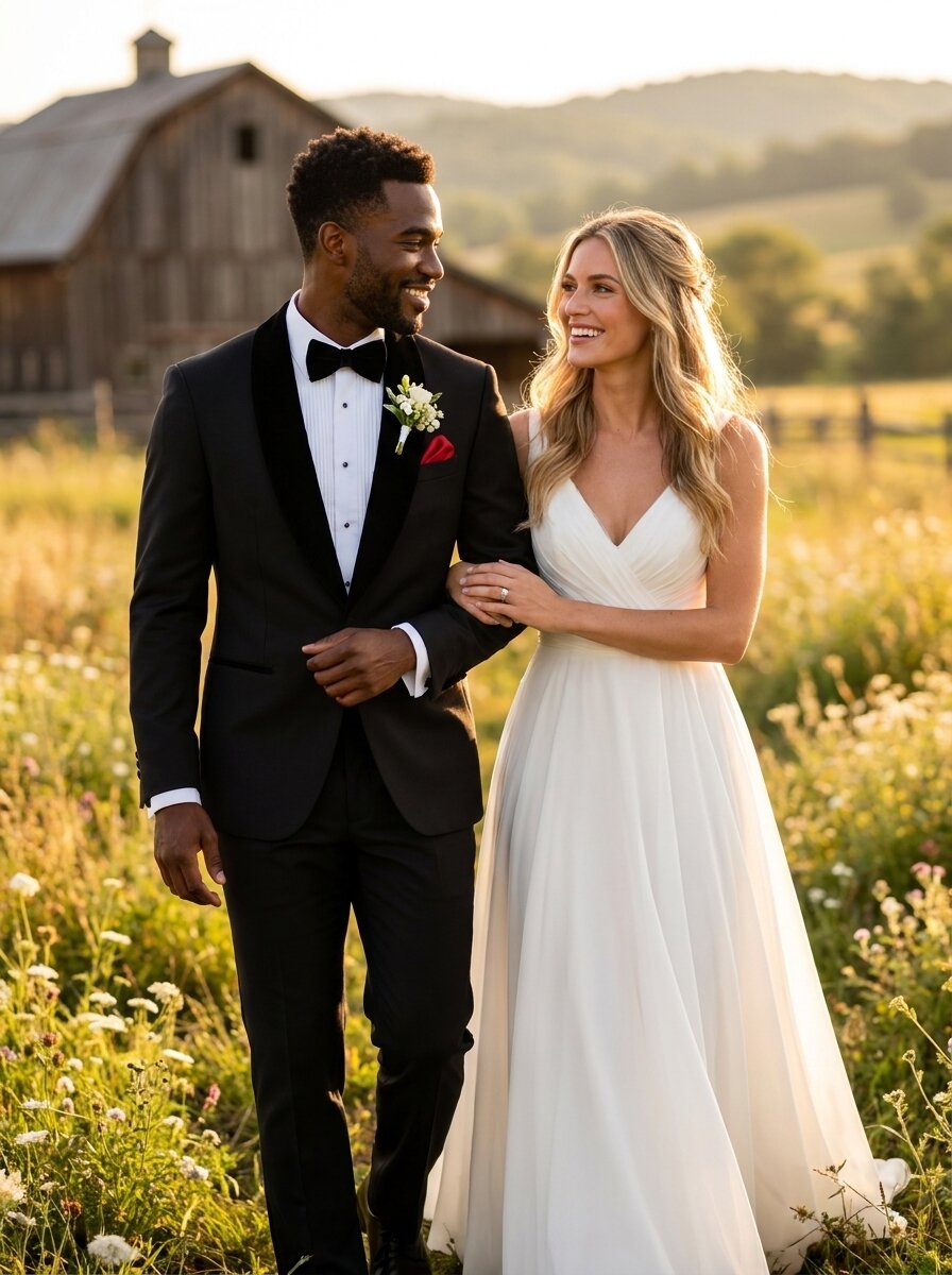 Men’s Black Tuxedo with Velvet Shawl Lapel for Weddings & Prom