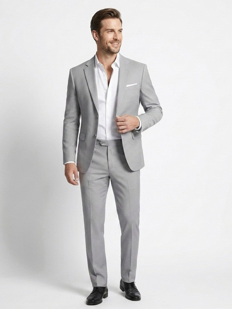Men's Linen 2 Piece Suit - Summer Casual Wedding Suit