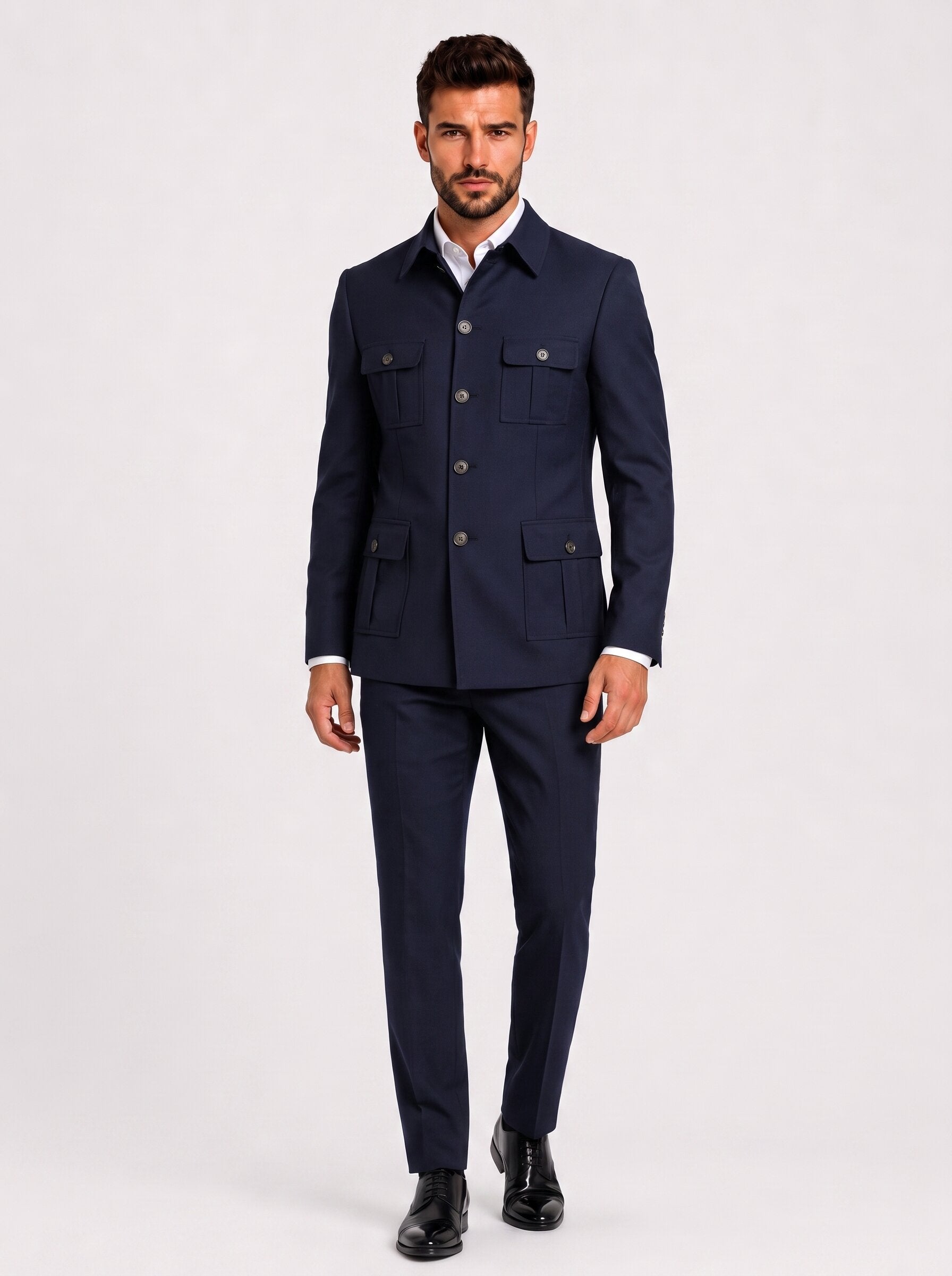 Men’s 2 Piece Safari Suit Long Sleeves