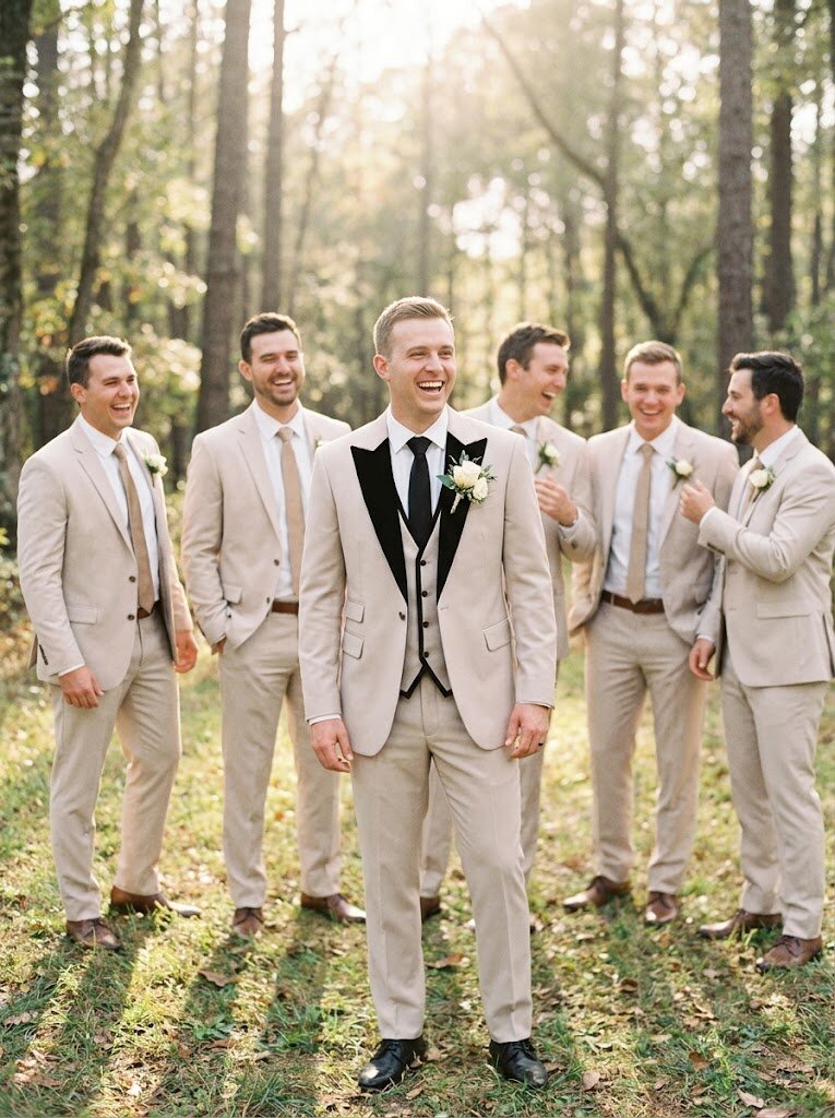 Men’s 3 Piece Tuxedo Wedding Groom Suit
