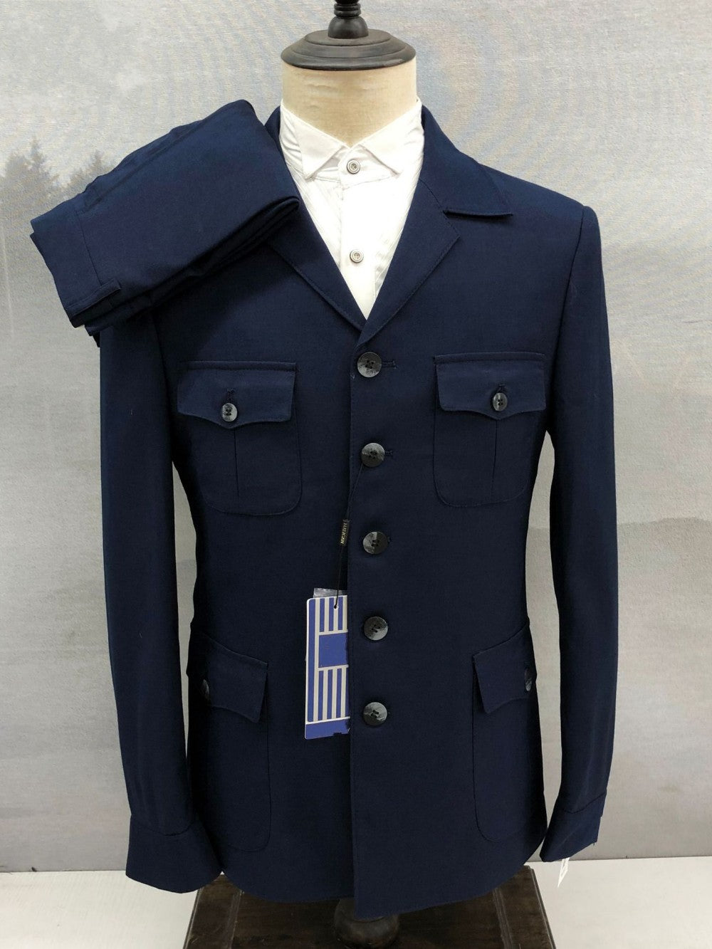 Men’s Long Sleeve Safari Suit 2 Piece