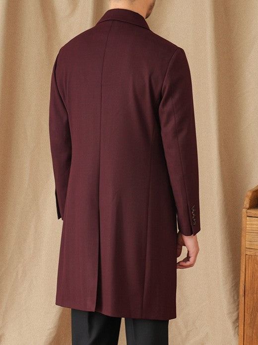Men’s Longline Double-Breasted Tuxedo Blazer