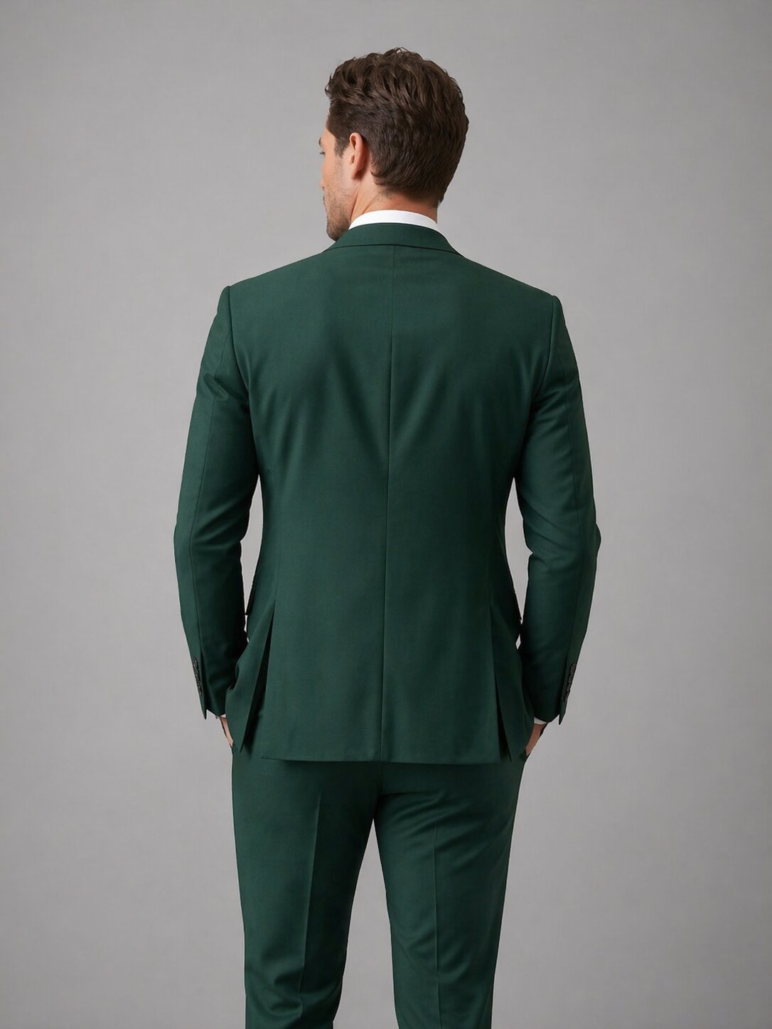 Men's Slim Fit 3 Piece Suit Wedding Casual Business