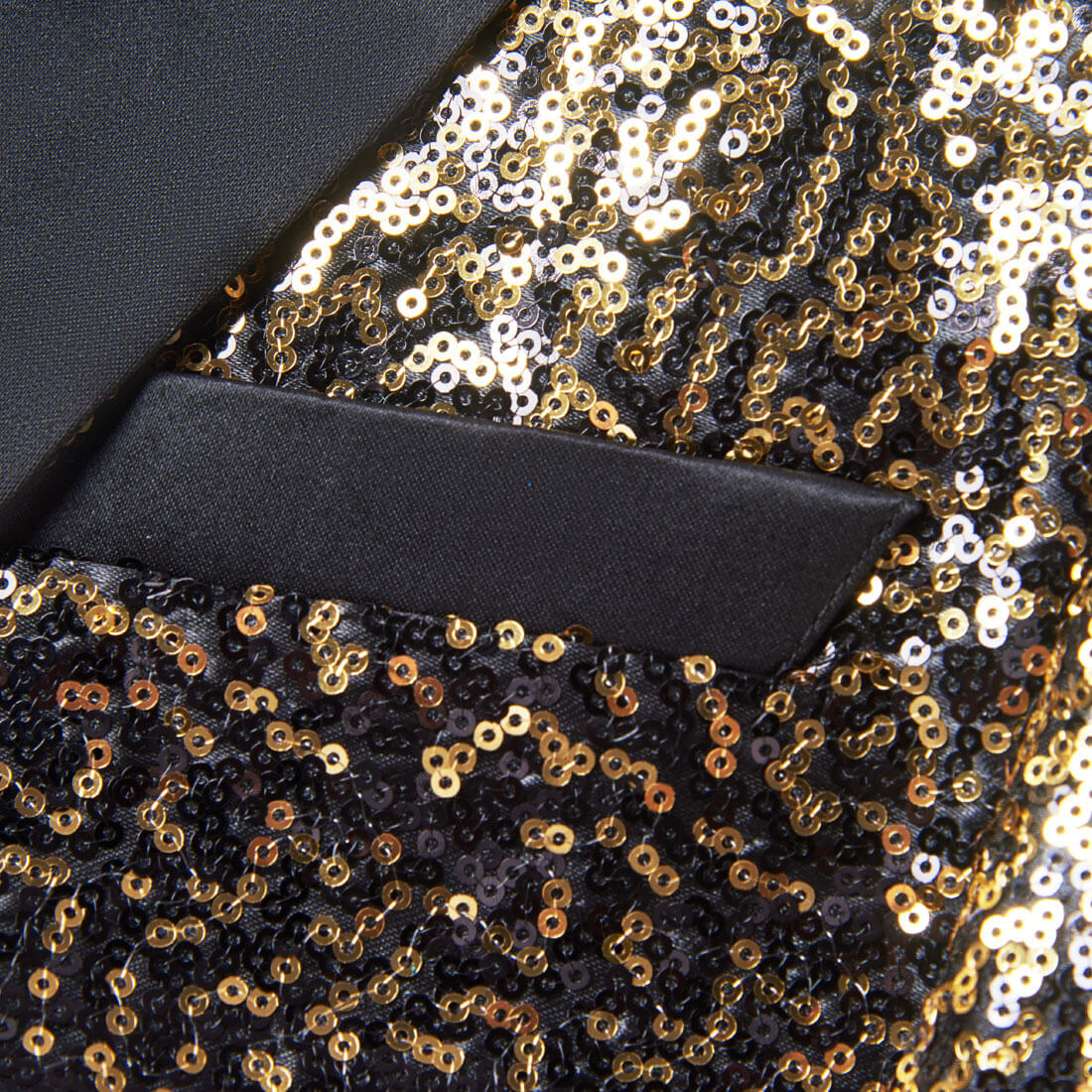 Men's Slim Fit Gradient Sequin Blazer