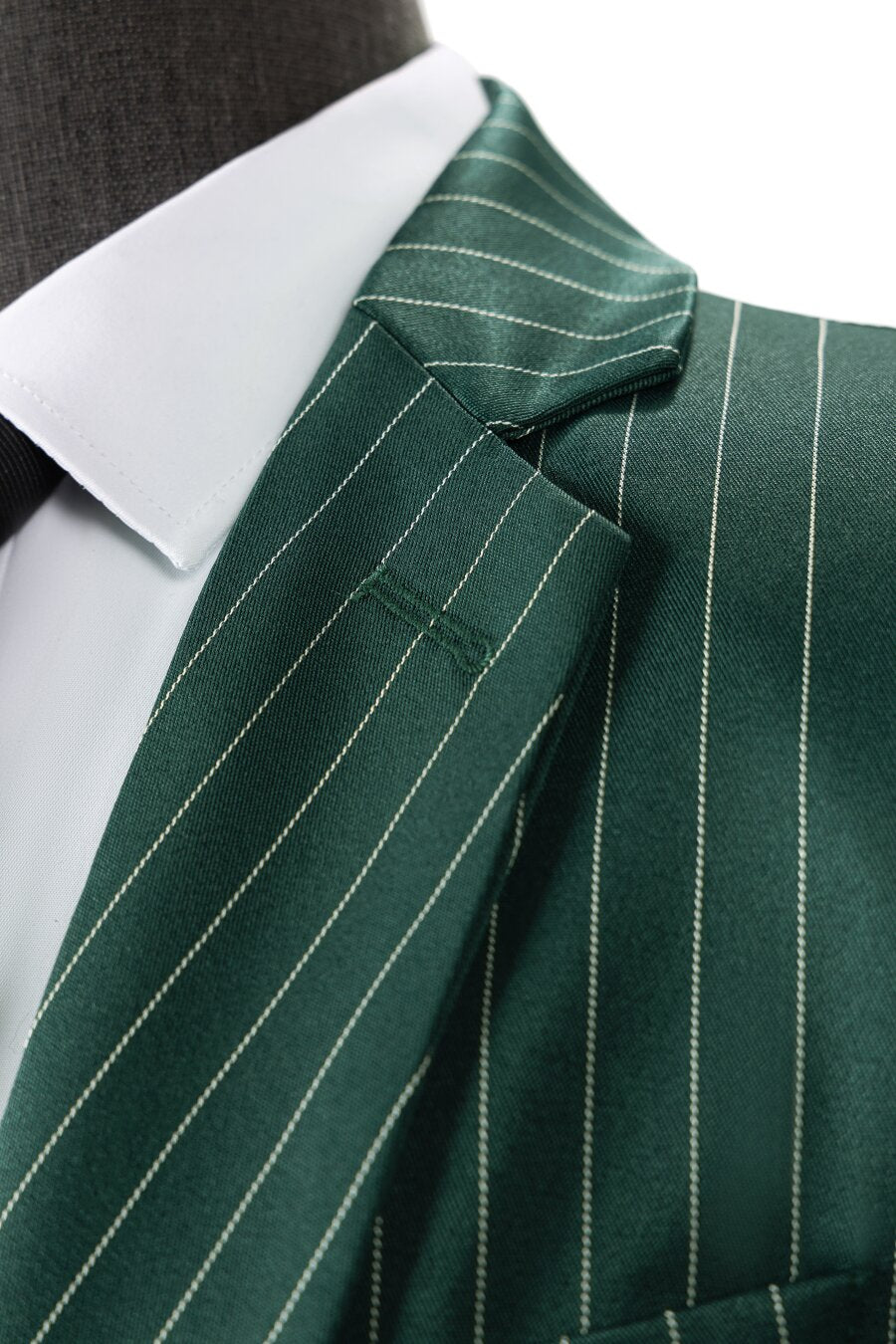 Men’s Pinstripe 3 Piece Suit Set – Classic Wedding, Groom & Office Suit