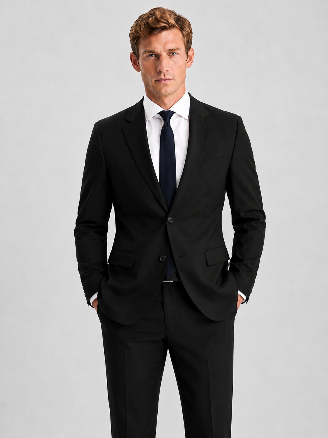 Men’s Black 2 Piece Suit