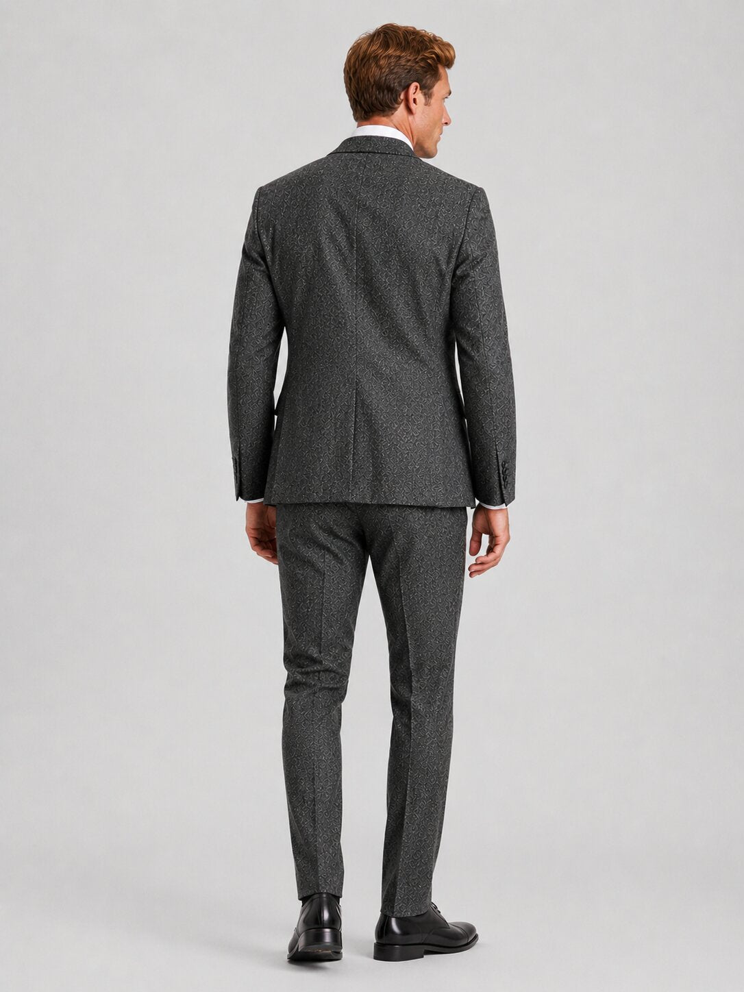 Men's Grey Tweed 2 Piece Suit