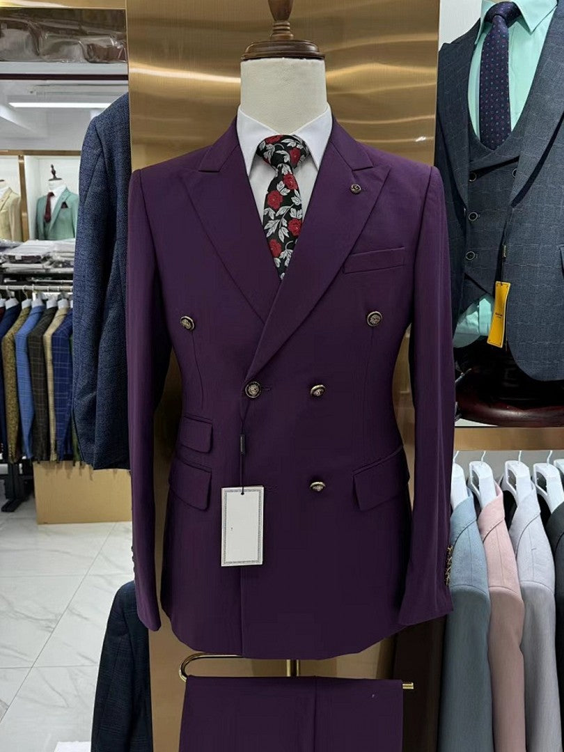 Men's Fashion Double Breasted Suit