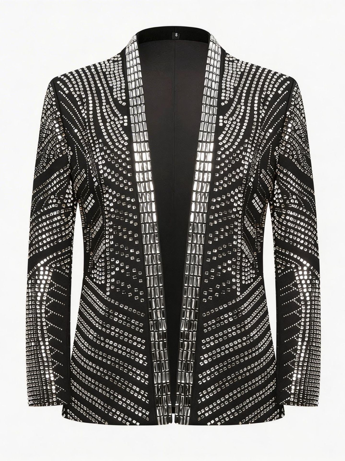 Men's Rhinestone Western Blazer Jacket