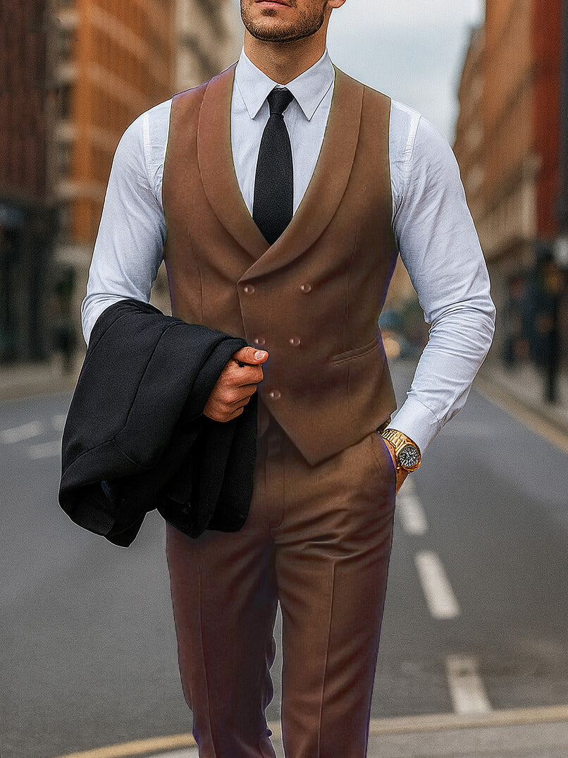 Men's Slim Fit Tuxedo 3 Piece Suit Notch Lapel Prom Outfit