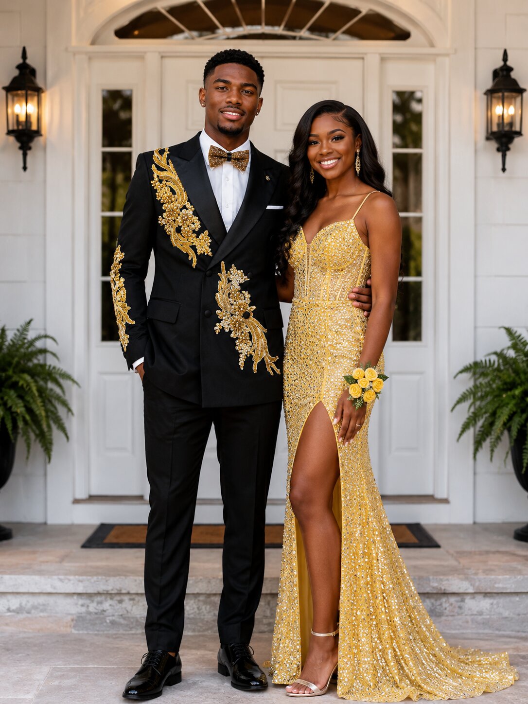 Gem Stone Prom Suit 2 Piece