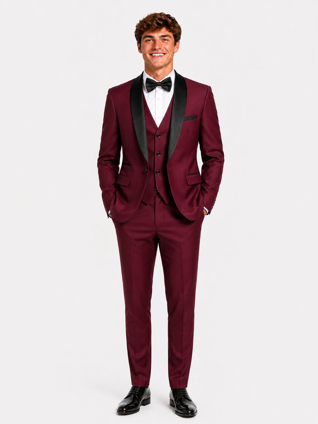Burgundy Homecoming Suit