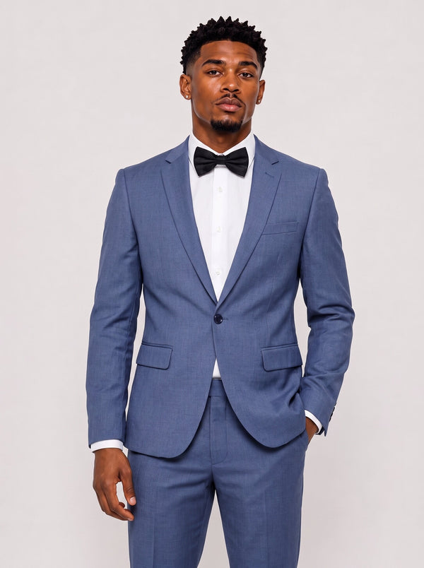 Slate Blue Homecoming Suit for Boys