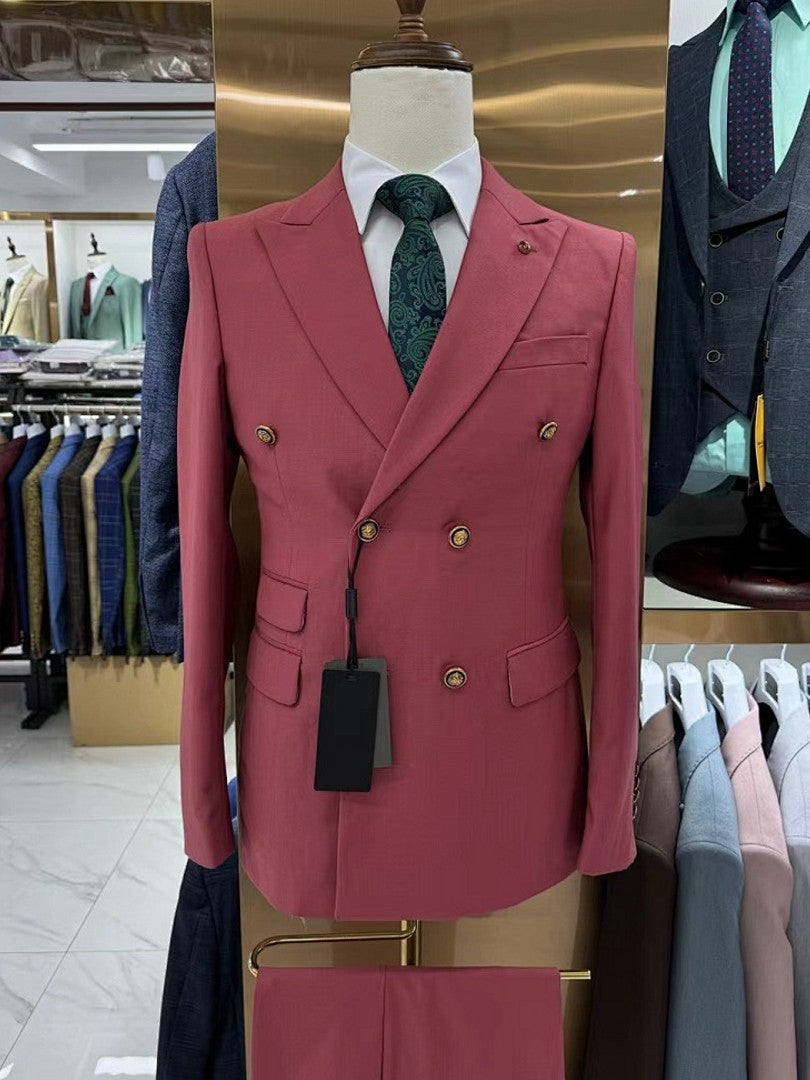 Men's Fashion Double Breasted Suit