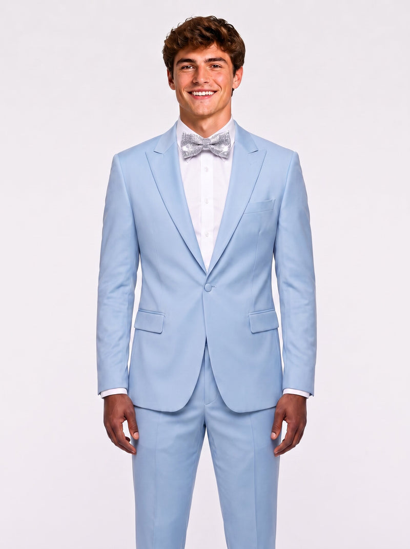 light blue homecoming suit